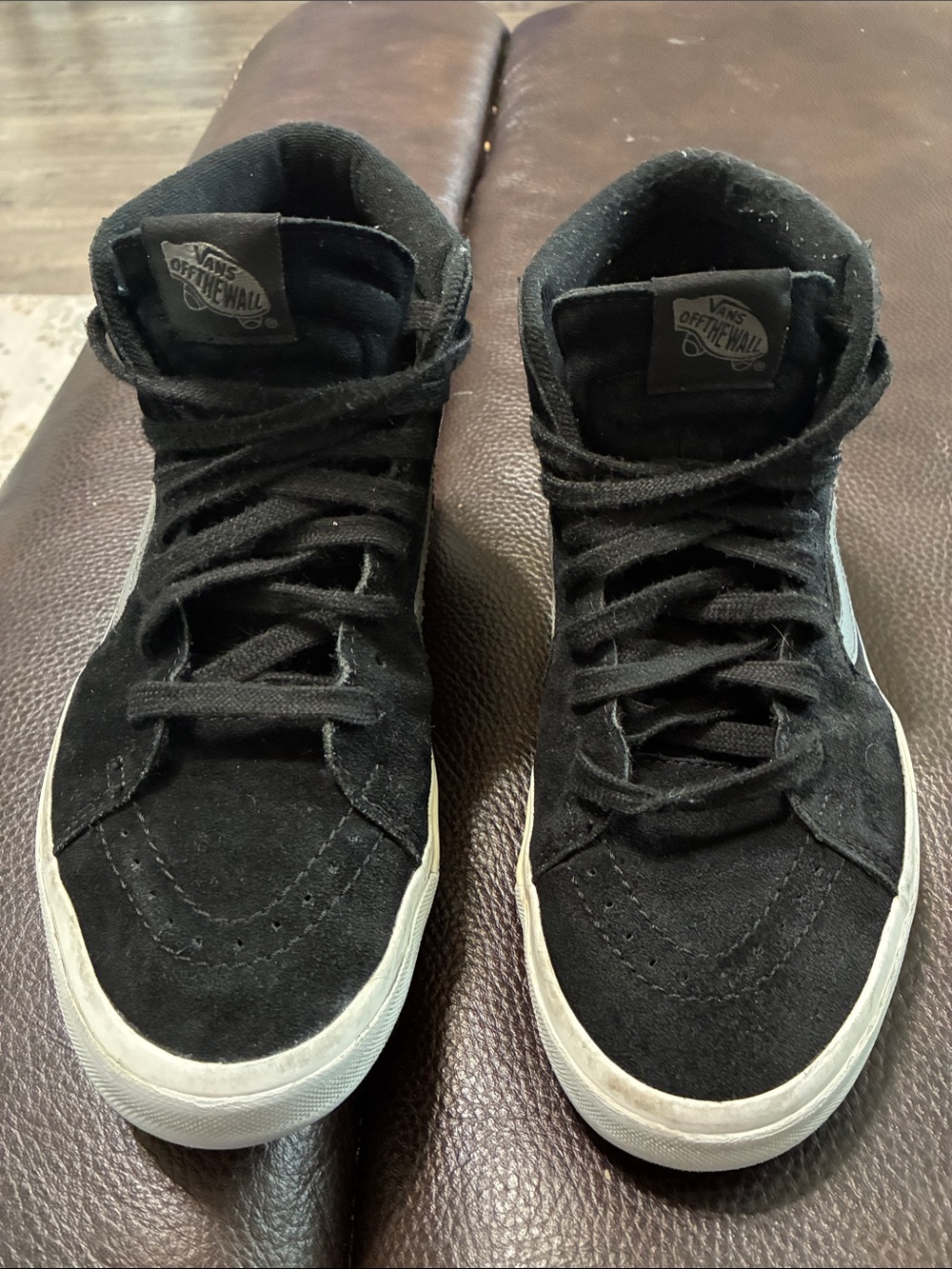 Vans Black High-Top Suede Sneakers